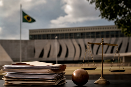 Fachada do Superior Tribunal de Justiça em Brasília, representando a aplicação do filtro da relevância nos recursos especiais